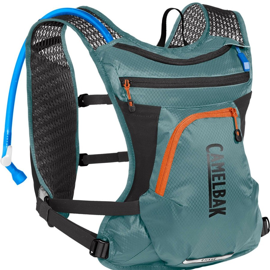 Backpacks * | Camelbak Chase Bike Vest Men'S (Fall 2022) Atlantic Teal / Black