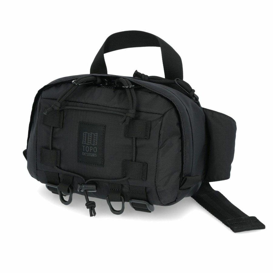 Backpacks * | Topo Designs Mountain Hip Pack Black / Black