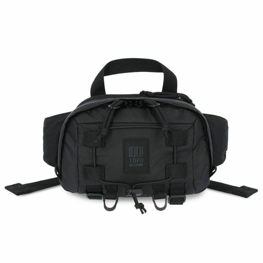 Backpacks * | Topo Designs Mountain Hip Pack Black / Black