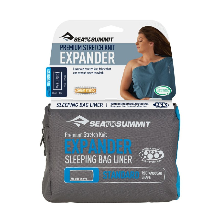 Sleeping Bags * | Sea To Summit Expander Liner Standard Rectangular Green