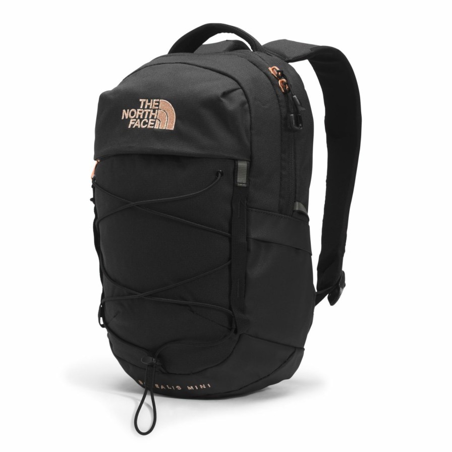 Backpacks * | The North Face Borealis Mini Backpack Tnf Black Heather / Burnt Coral Metallic