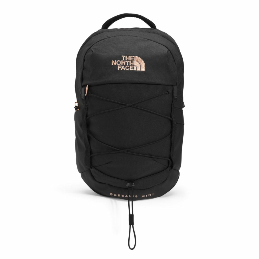 Backpacks * | The North Face Borealis Mini Backpack Tnf Black Heather / Burnt Coral Metallic