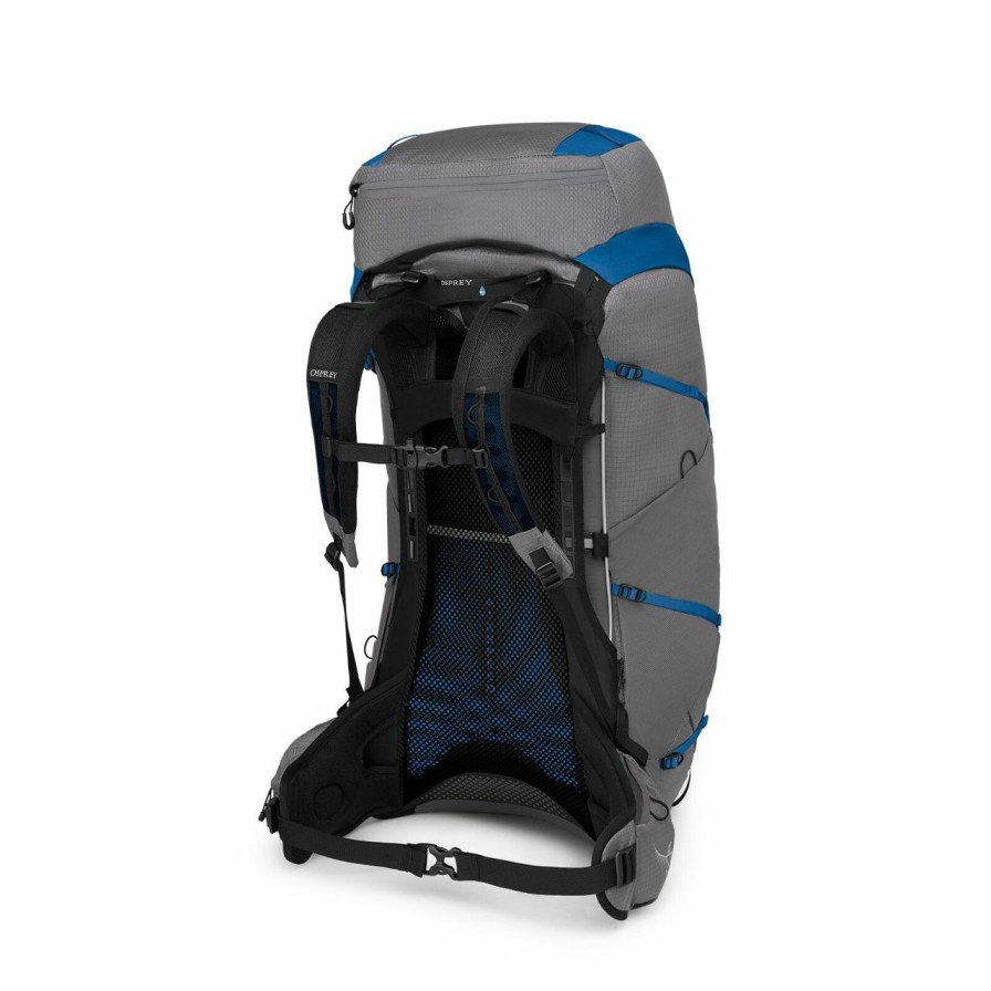 Backpacks * | Osprey Exos Pro 55 Men'S Dale Grey / Agam Blue