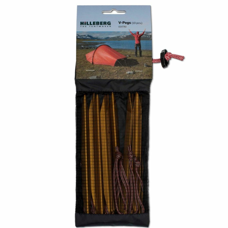 Tents * | Hilleberg V-Peg Set Of 10