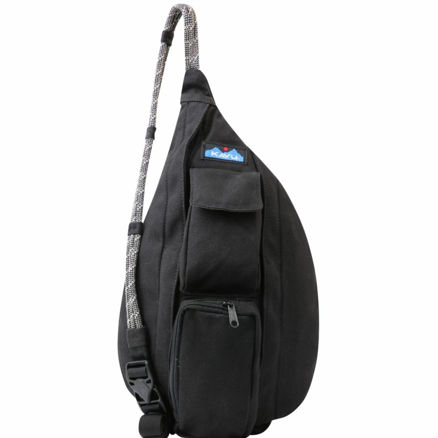 Backpacks * | Kavu Mini Rope Bag Black