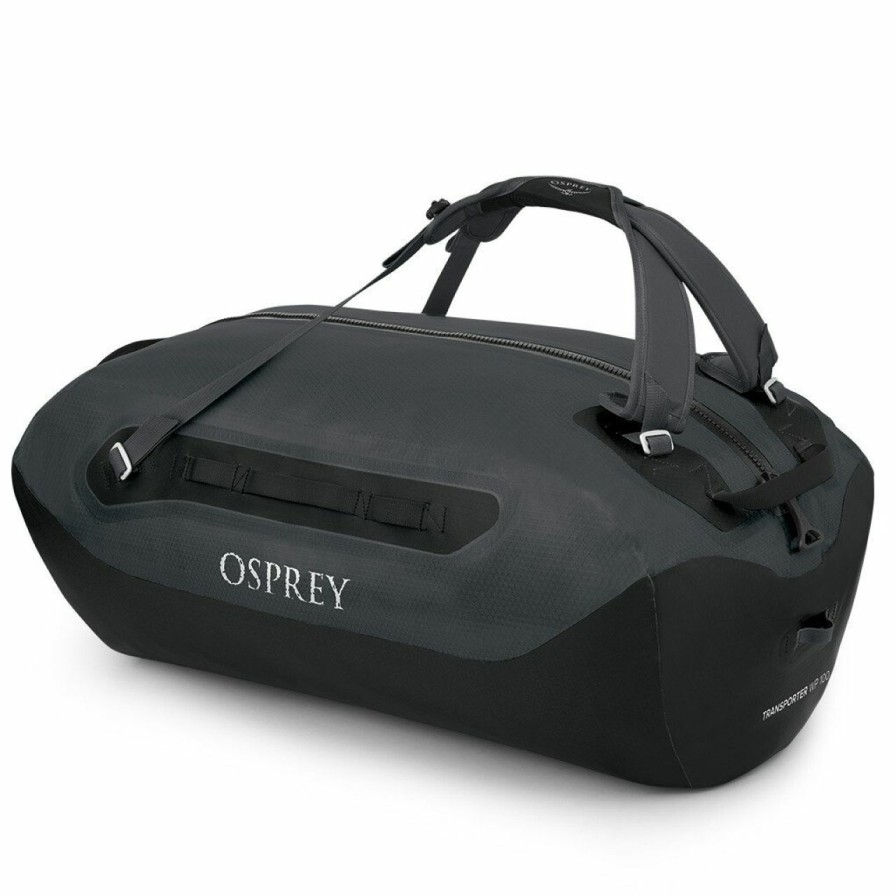 Backpacks * | Osprey Transporter Waterproof Duffel 100 Tunnel Vision Grey