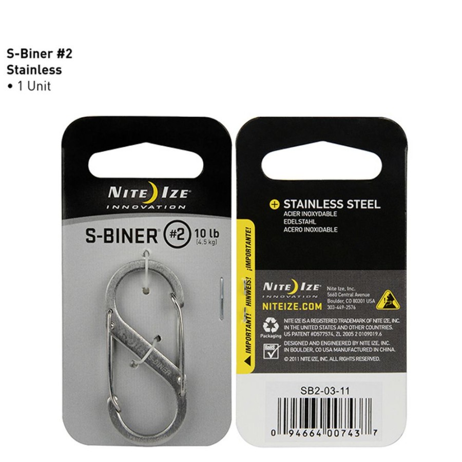 Backpacks * | Nite Ize S-Biner #2 Stainless