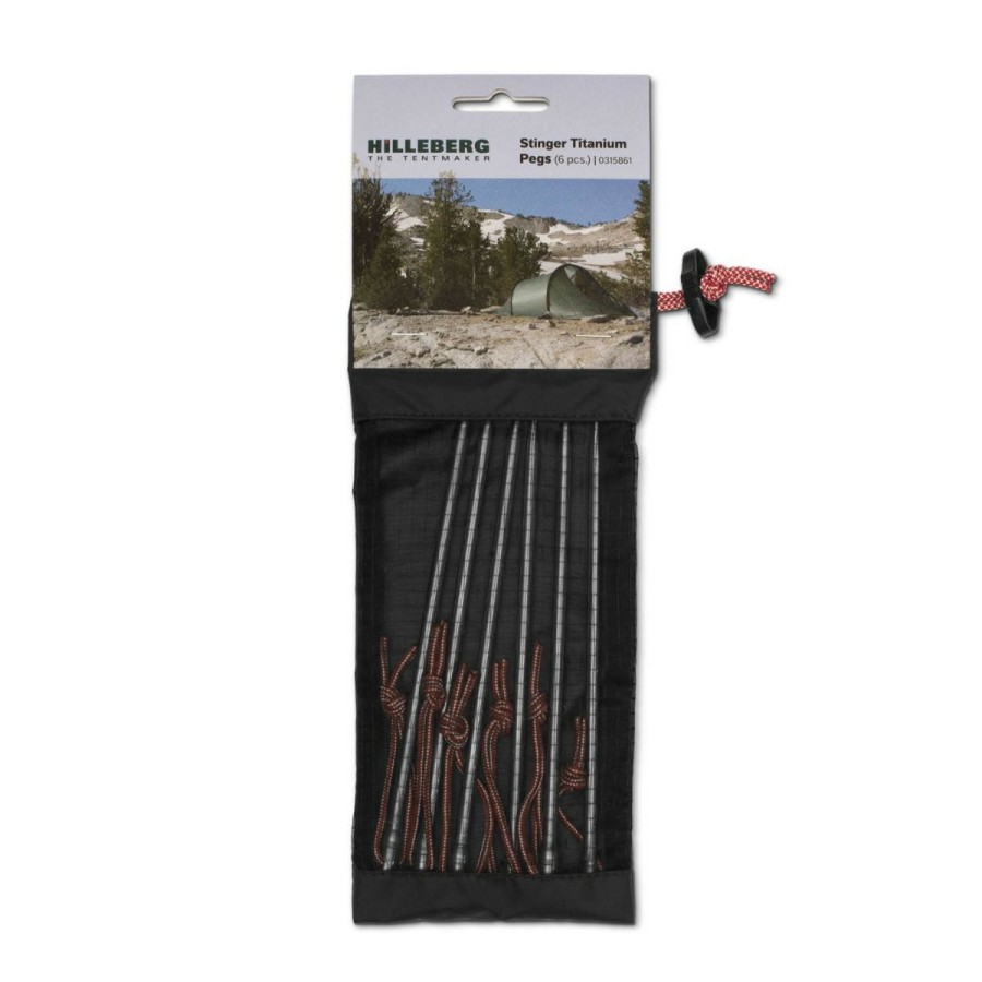 Tents * | Hilleberg Stinger Titanium Tent Pegs Set Of 6