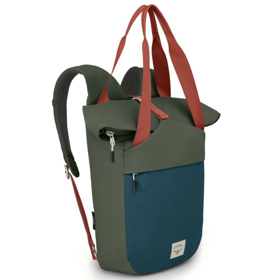 Backpacks * | Osprey Arcane Tote Pack (Fall 2022) Haybale Green / Stargazer Blue