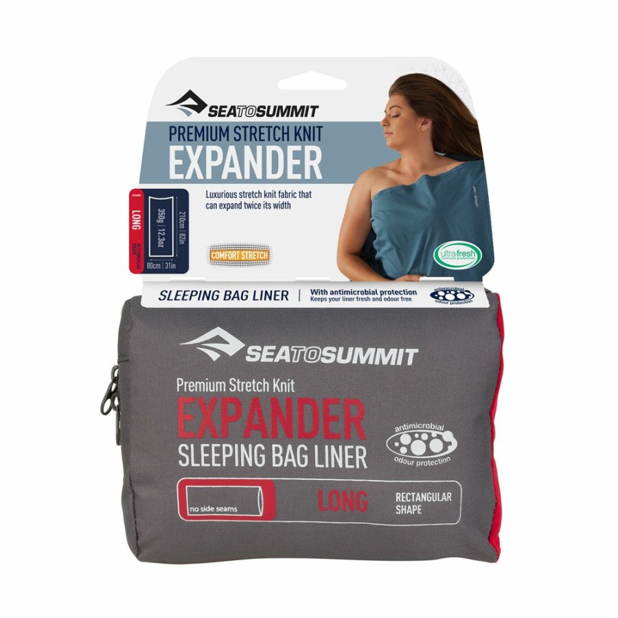 Sleeping Bags * | Sea To Summit Expander Liner Long Rectangular Navy Blue