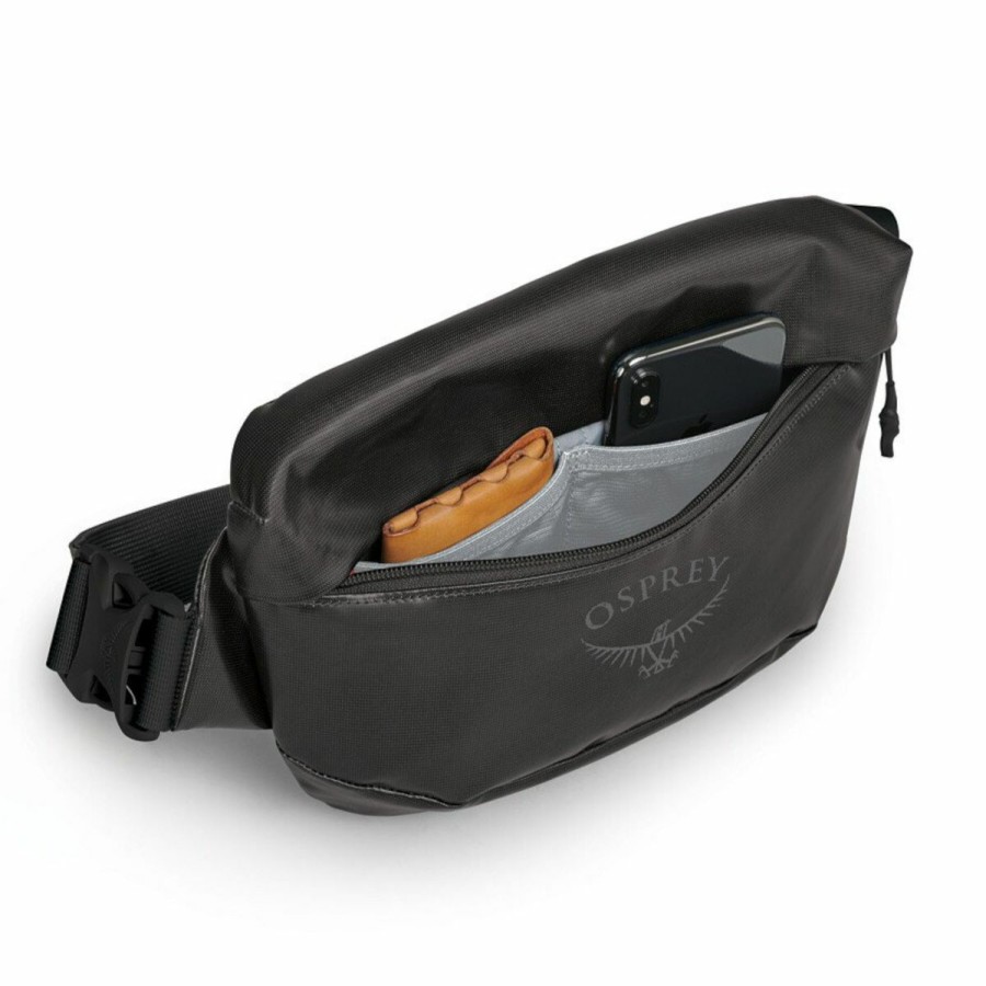 Backpacks * | Osprey Transporter Waist Pack Black