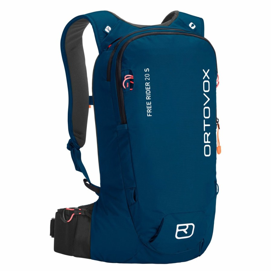 Backpacks * | Ortovox Free Rider 20 S Petrol Blue