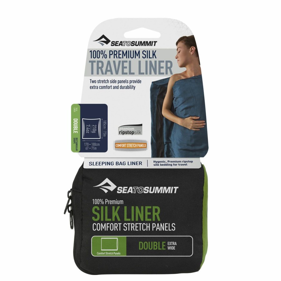 Sleeping Bags * | Sea To Summit Silk Travel Liner Double